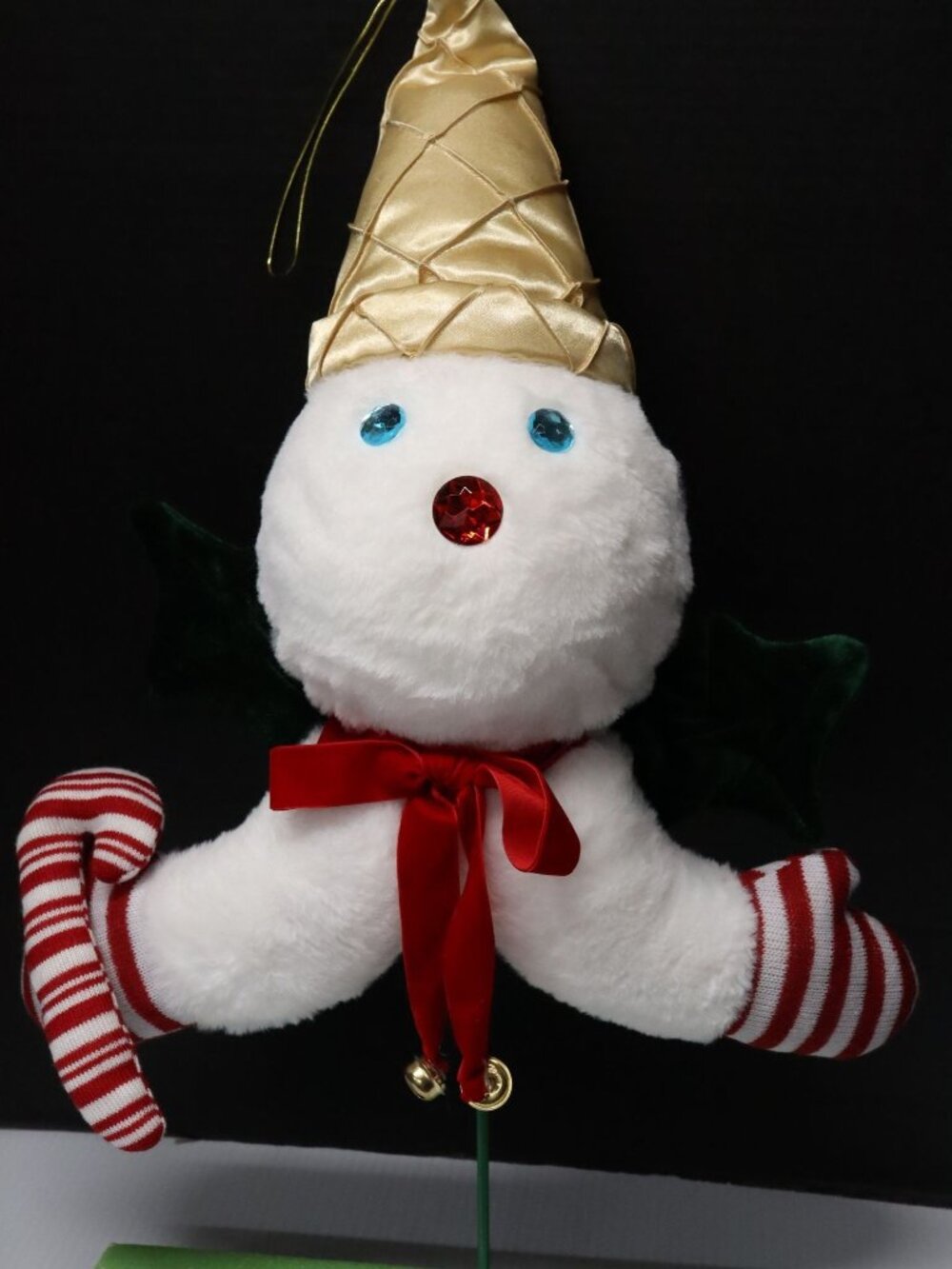 2022‎ Mr Bingle Snowman Plush Flying Tree Pick New Orleans Christmas New w/ Tag